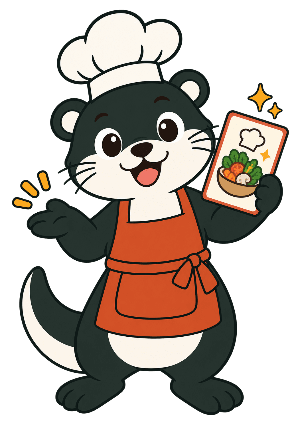 rekoMAInda Otter Chef Mascot
