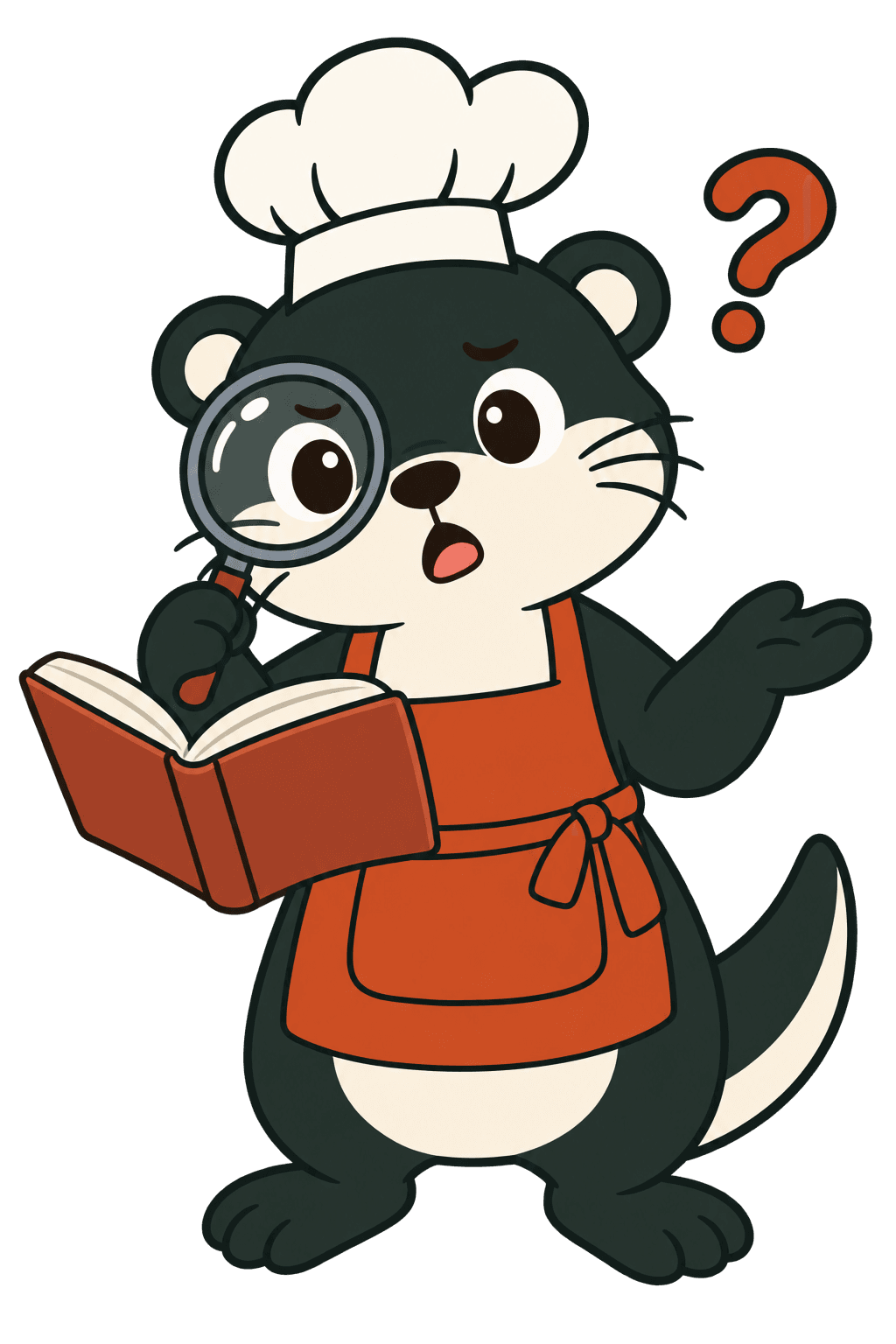 Otter Chef checking expiration dates