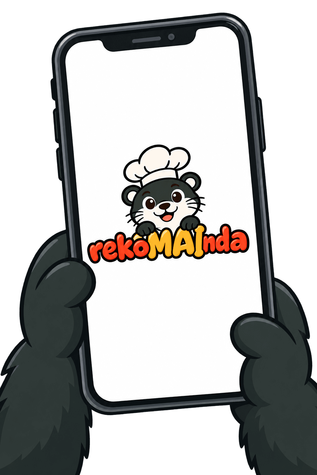 rekoMAInda Otter Chef Mascot
