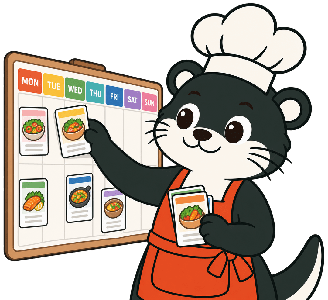Otter Chef with meal planner